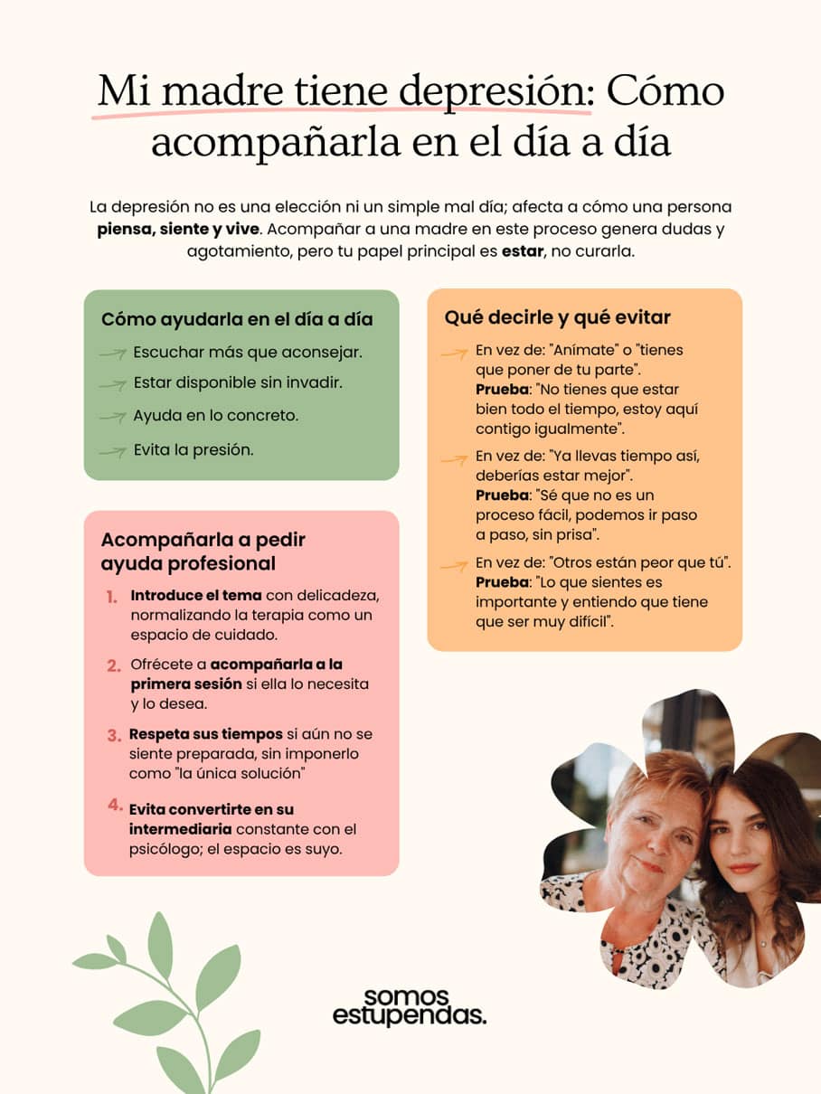 Madre depresion como acompañar Madre depresion como acompañar