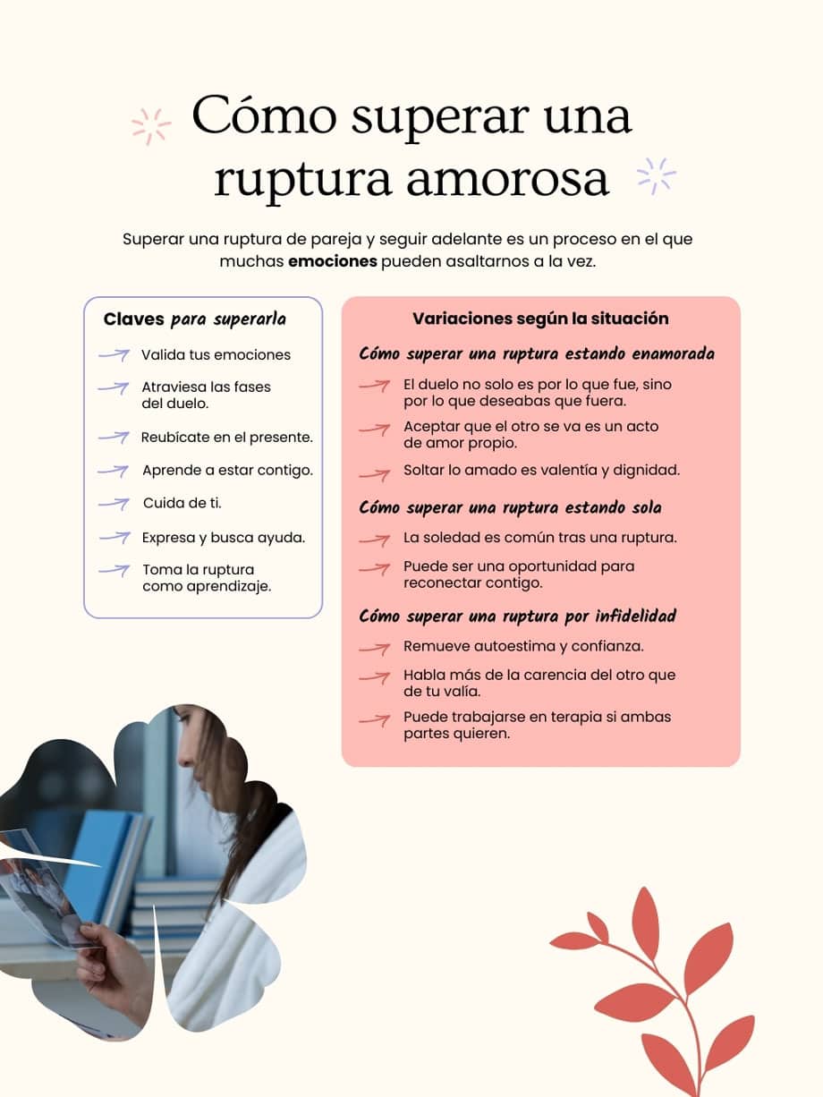 cómo superar una ruptura amorosa