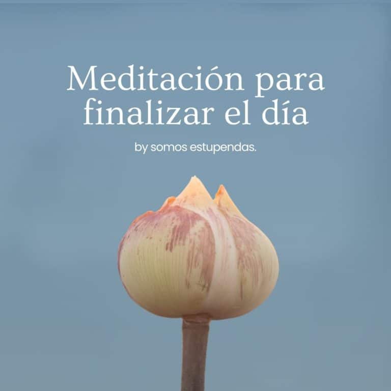 Meditación para finalizar el día