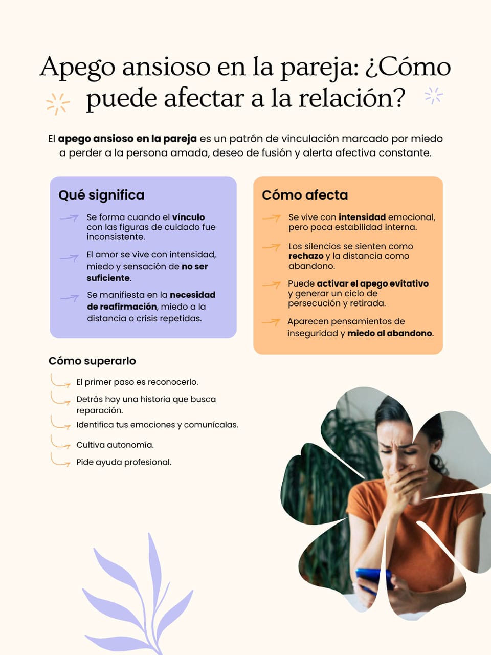 qué es apego ansioso pareja