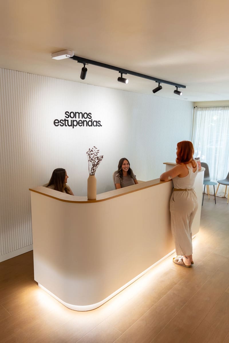 Recepción del Centro de psicología de Madrid