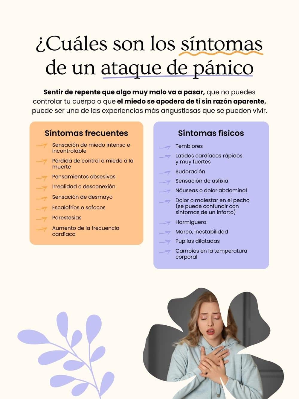 síntomas ataque de pánico