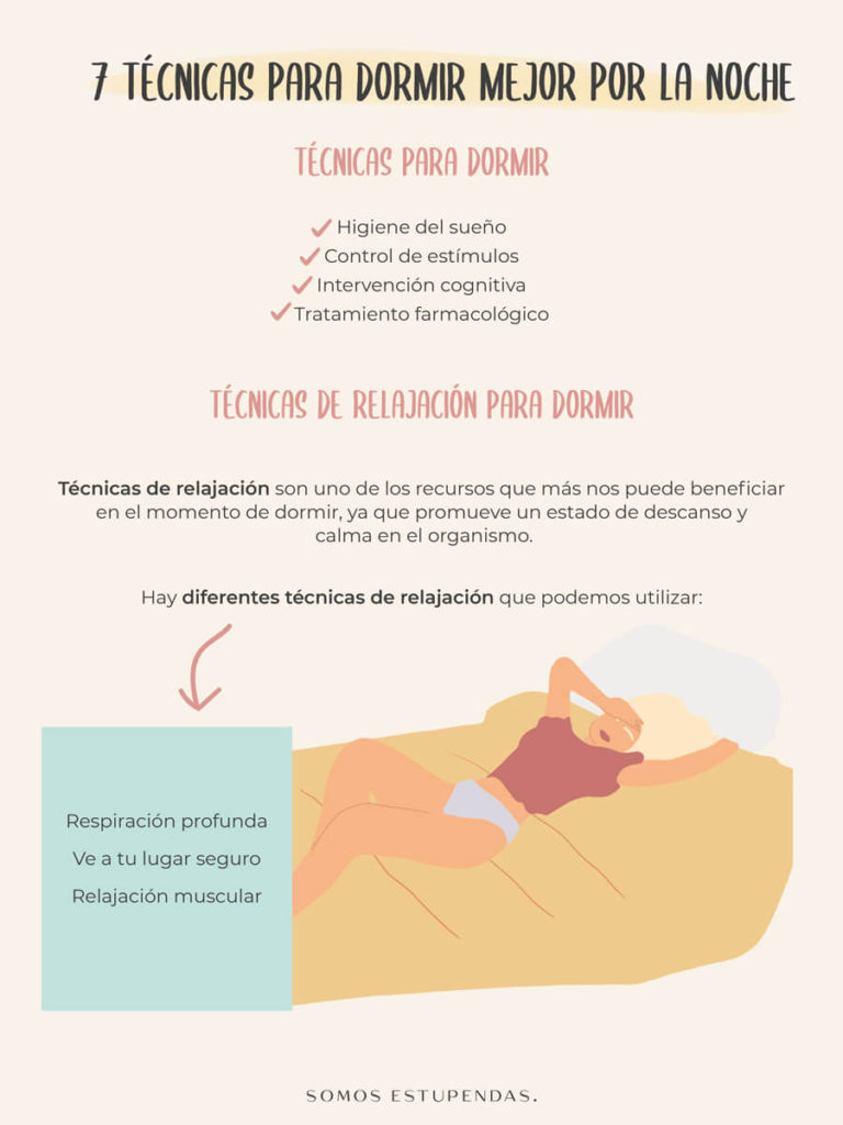 técnicas para dormir mejor